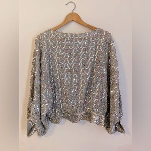 Vintage Glam St Martin Sequin Top